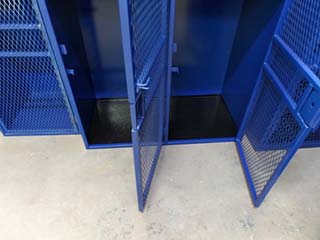 ArmorThane coating lockers - Manufacturing