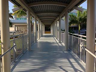 Concrete walkway - Outdoor Protection
