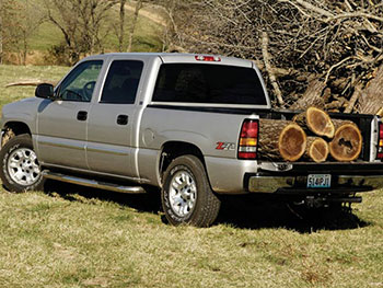 Truck Bedliners Hauling Wood without Scratching Denting 01 - Agricultural